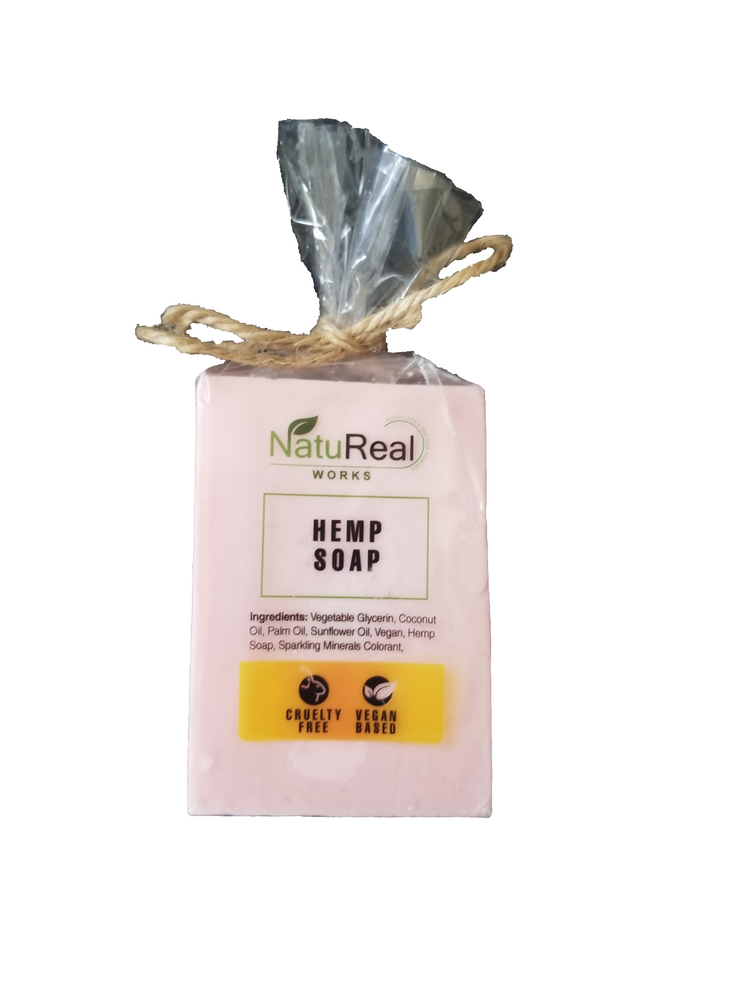 Organic and natural hemp soap