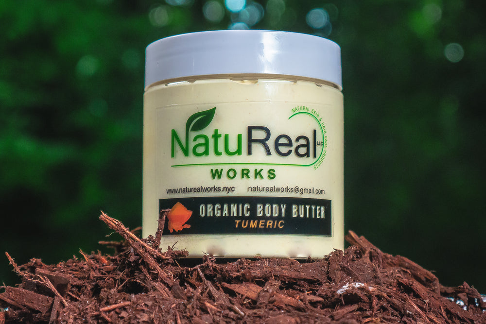 NatuReal Works - 100% Organic Whipped Body Butter (Turmeric)