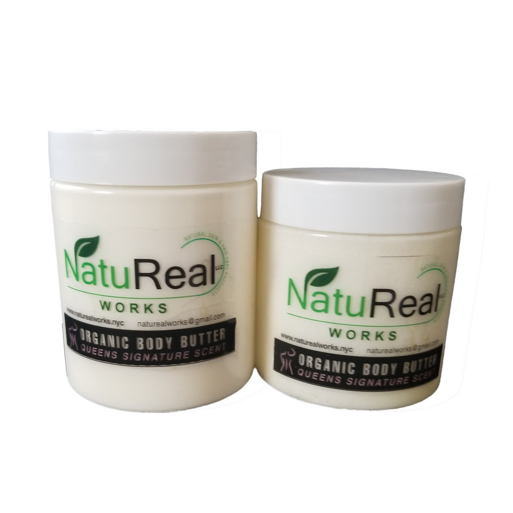 
                  
                    Load image into Gallery viewer, NatuReal Works - 100% Organic Whipped Body Butter (Queen&amp;#39;s Signature Scent)
                  
                